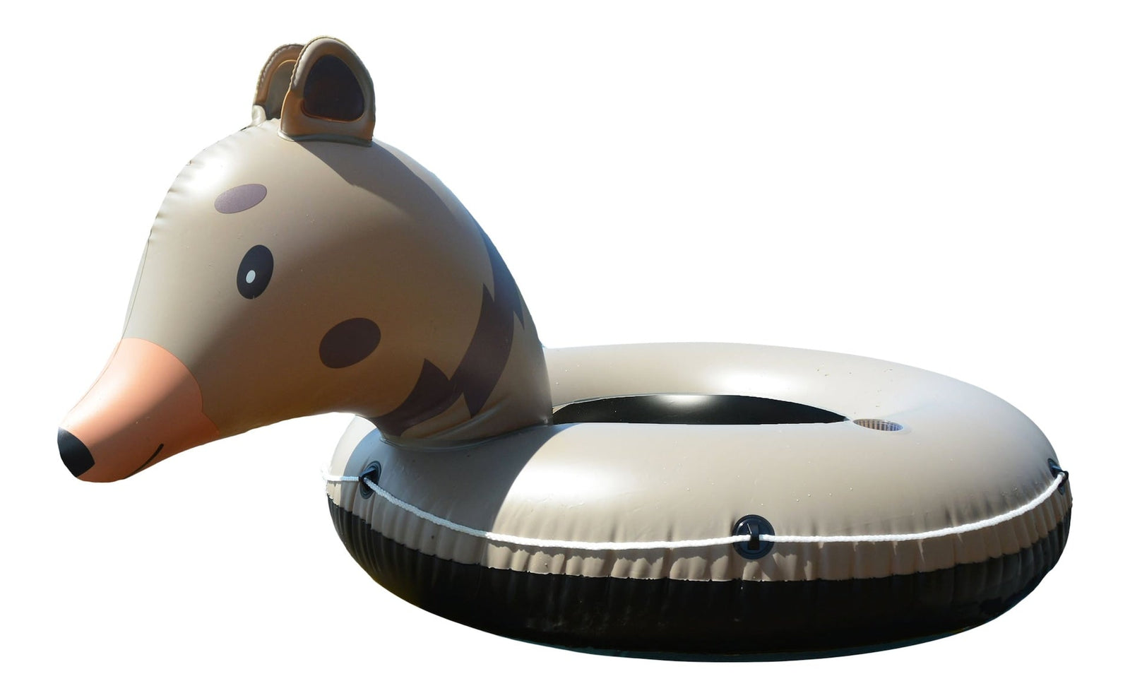 Inflatable Bear River/Lake Tube, 1-Person, Brown K6F9 - product image 1
