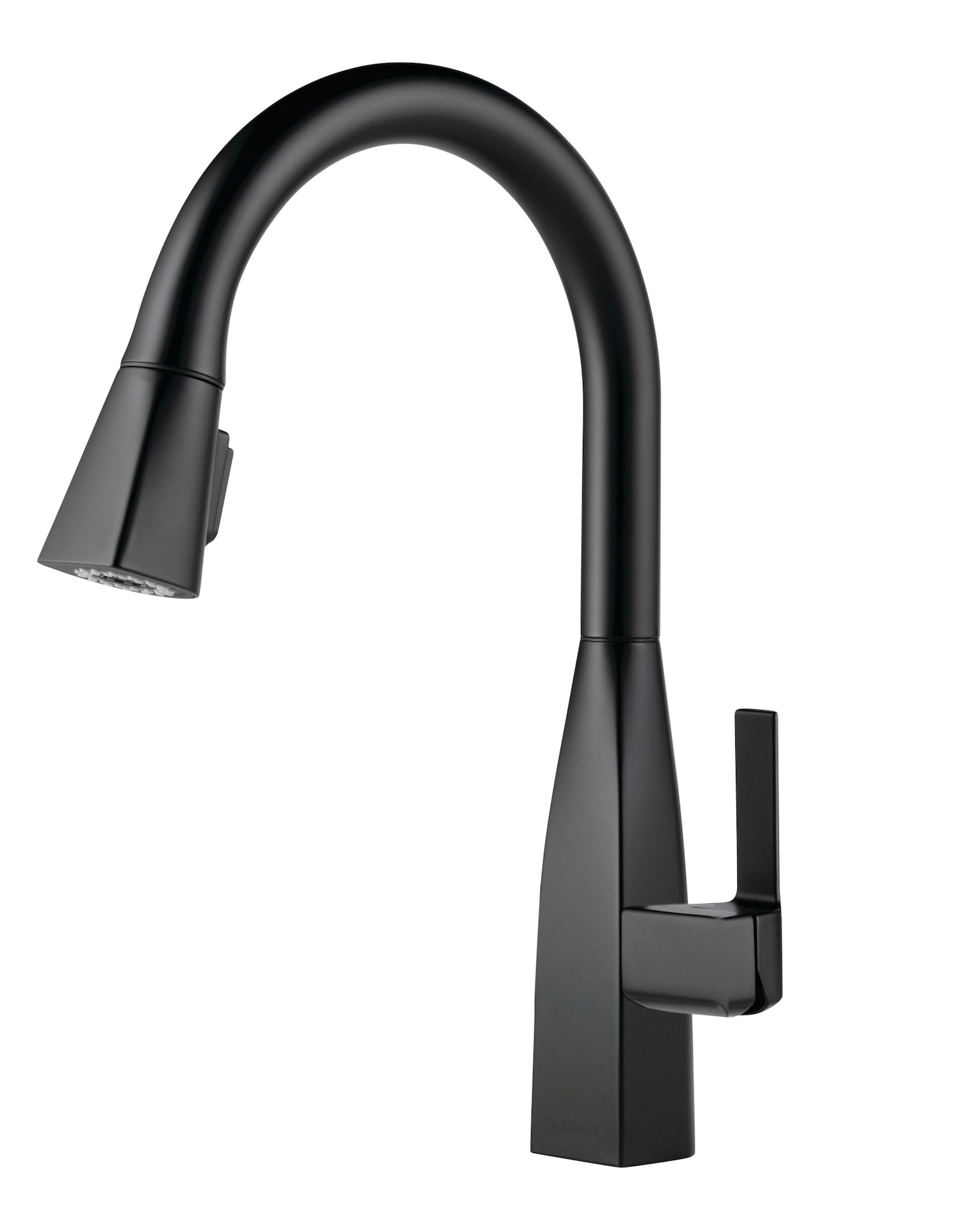 Xander Single-Handle Pull-Down Kitchen Faucet, Black P0L3 - product image 1