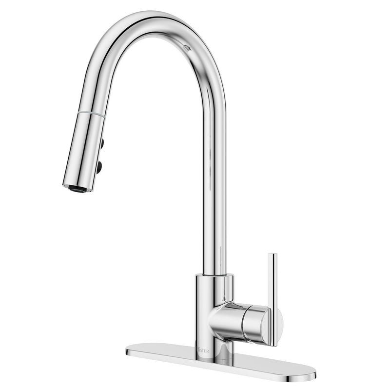 Modern Pull-Down Kitchen Faucet, Chrome S0T7