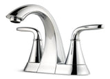 Pasadena Double Handle 4-in Centreset Bathroom Sink Faucet, WaterSense Certified, Chrome U6O4 - product image 1