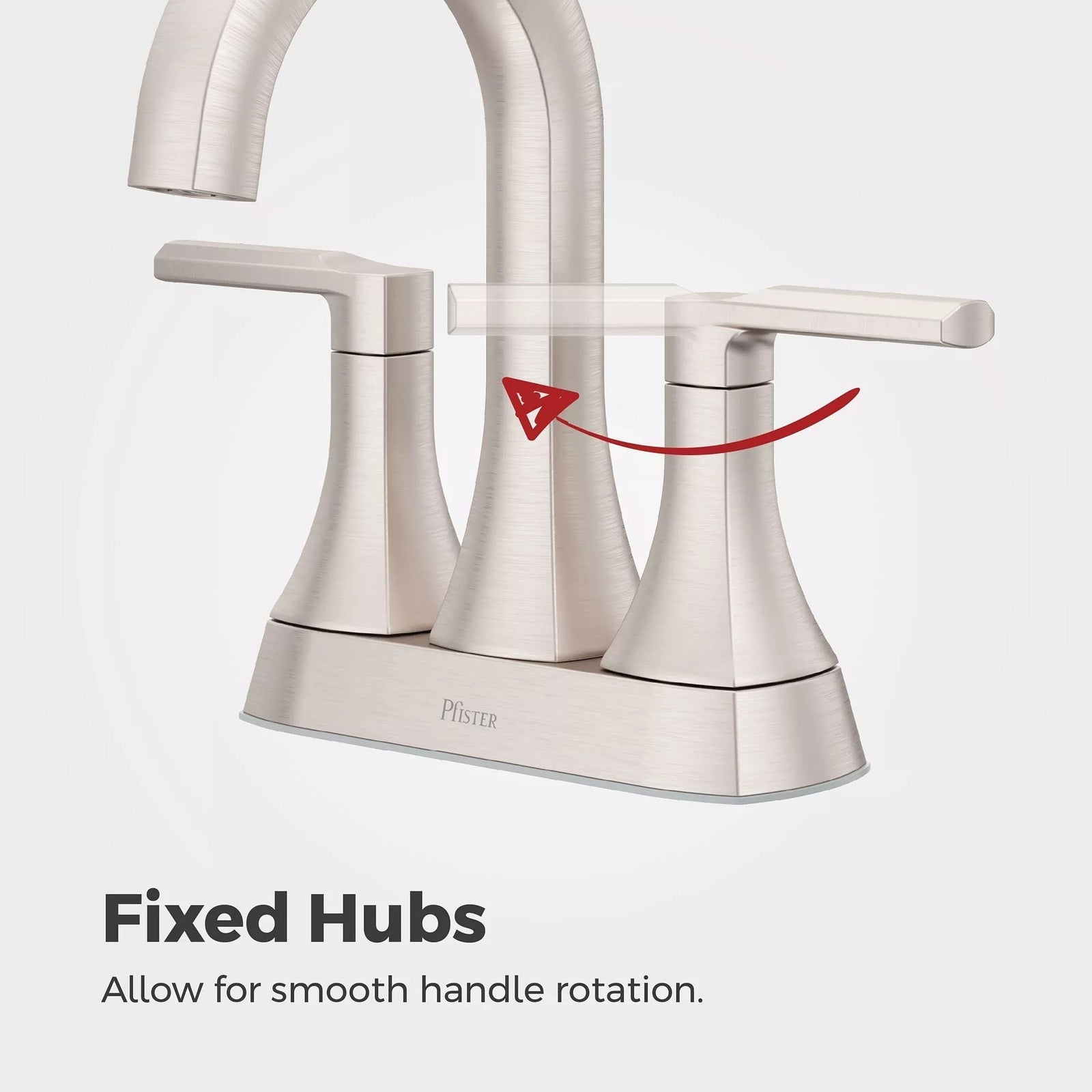 Vaneri 4-in Centreset Bath Faucet, Stainless Steel U0D9 - product image 8