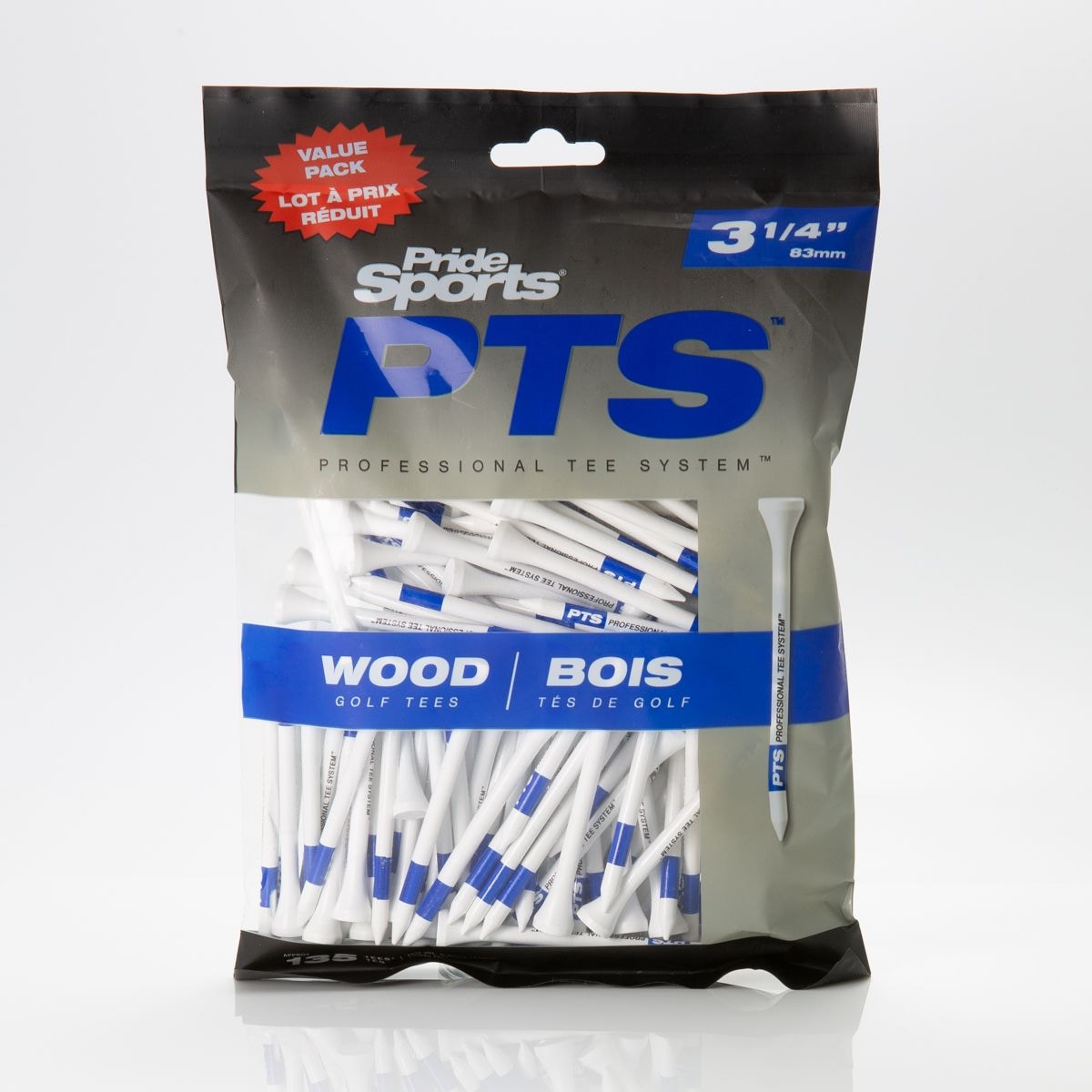 Professional Biodegradable Hardwood Golf Tee, 3-1/4-in, 75-pk, White M7O4 - product image 1