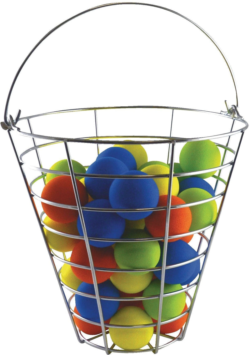 Foam Practice Golf Balls with Range Bucket, 42-pk, Assorted Colours W0P6