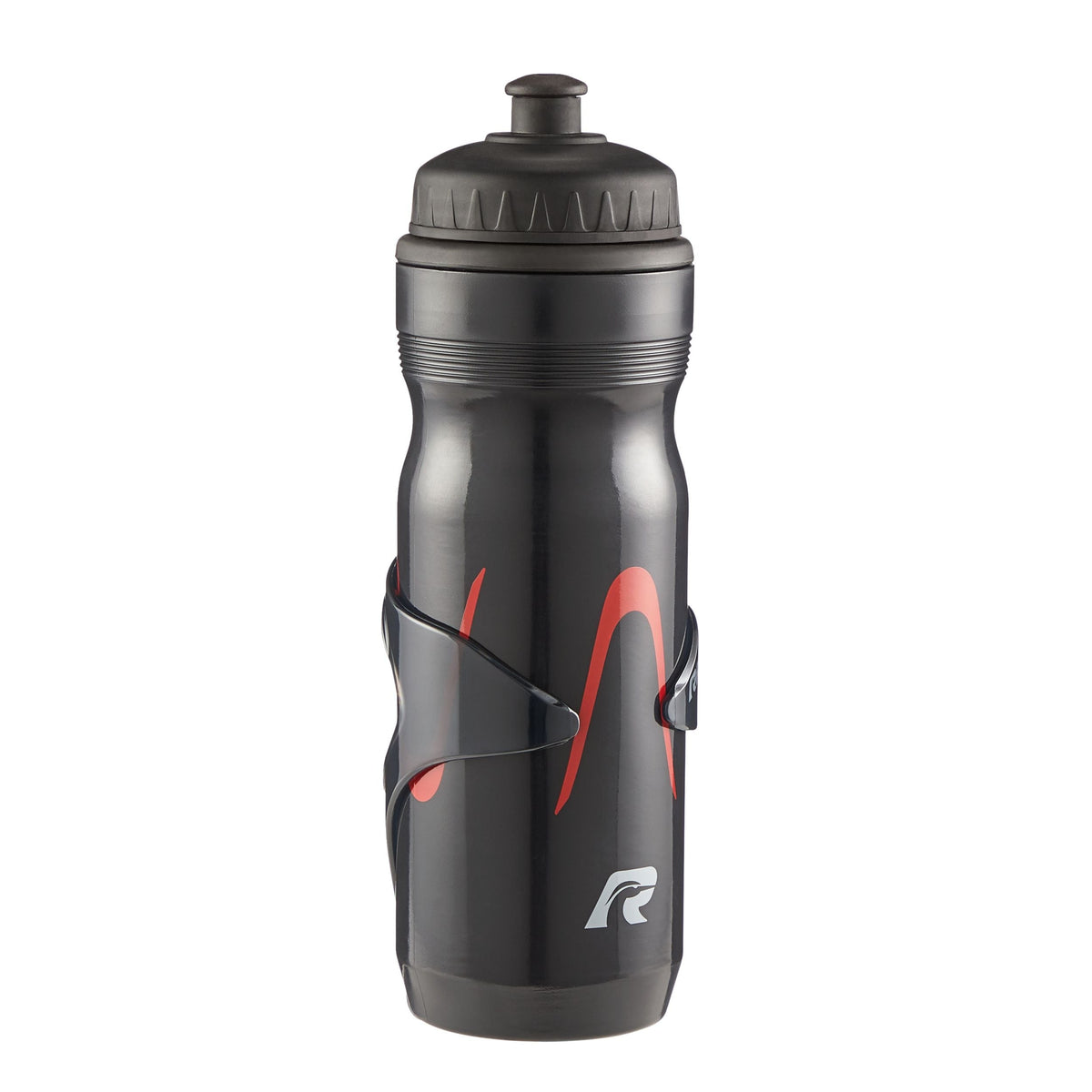 High Flow Valve Bike Water Bottle, Black F5D6 - product image 1