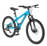 Rockwood Youth Hardtail Mountain Bike, 24-in Wheel, Blue T1W4 - product image 1