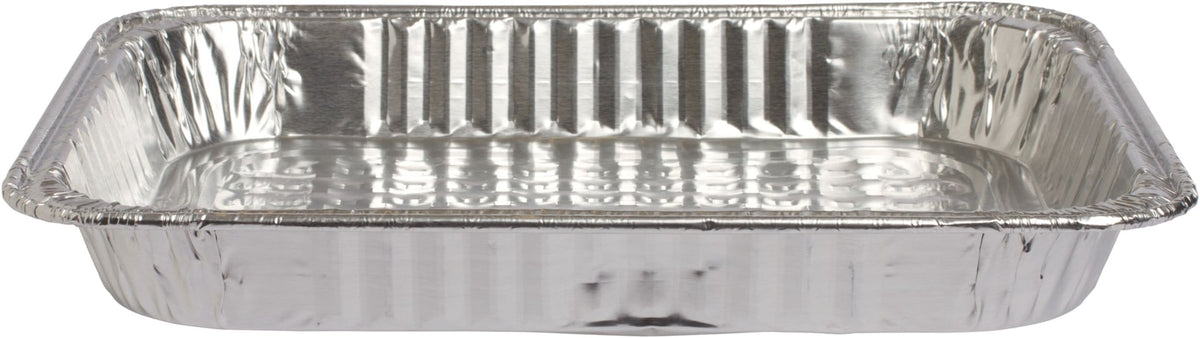 Foil Reusable Half Size Steam Baking Pan, Silver, 12-in, for Baking/Cooking/Steaming L6I0 - product image 1