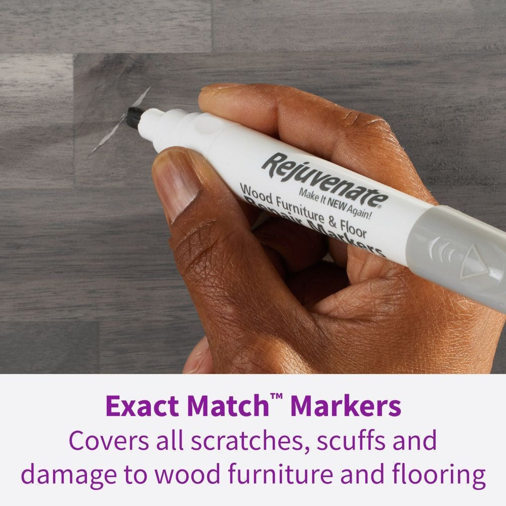 Exact Match Wood Furniture & Floor Repair Markers, White-Grey, 6 Shades J3G8 - product image 7