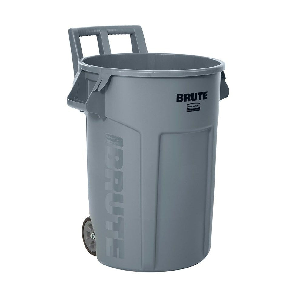 Commercial Wheeled Brute Circular Outdoor Garbage Can, Grey, 121-L P7A0 - product image 1