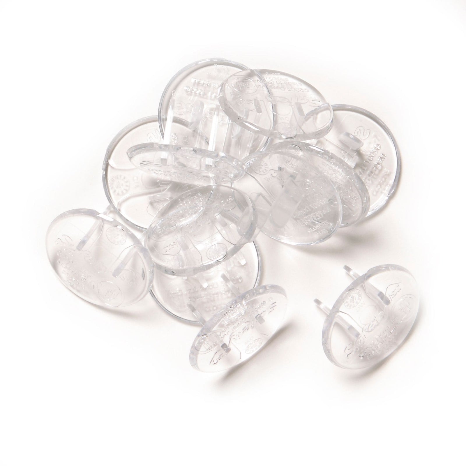 Clear Power Outlet Covers, 12-pk B4Z8 - product image 1