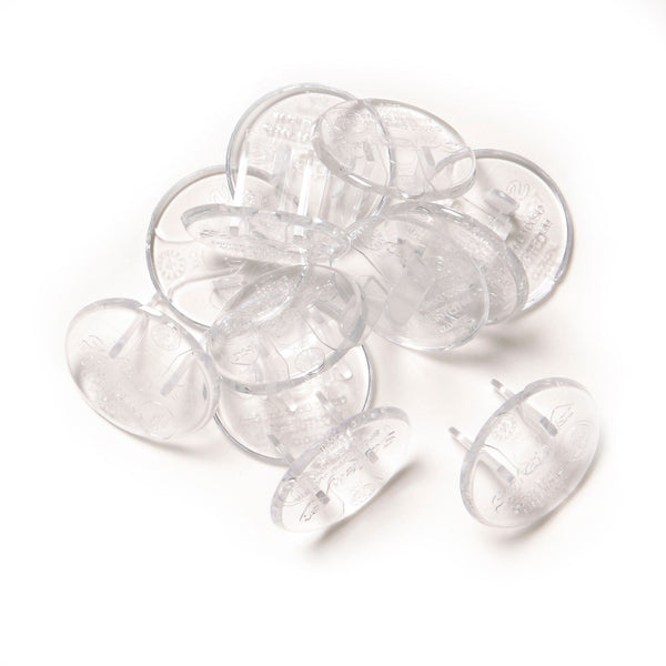 Clear Power Outlet Covers, 12-pk B4Z8