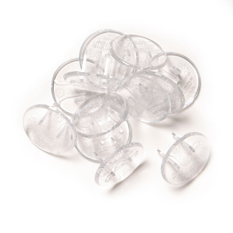 Clear Power Outlet Covers, 12-pk B4Z8