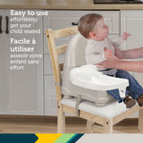 Easy Care Taupe Swing Tray Booster Seat H6C9 - product image 1