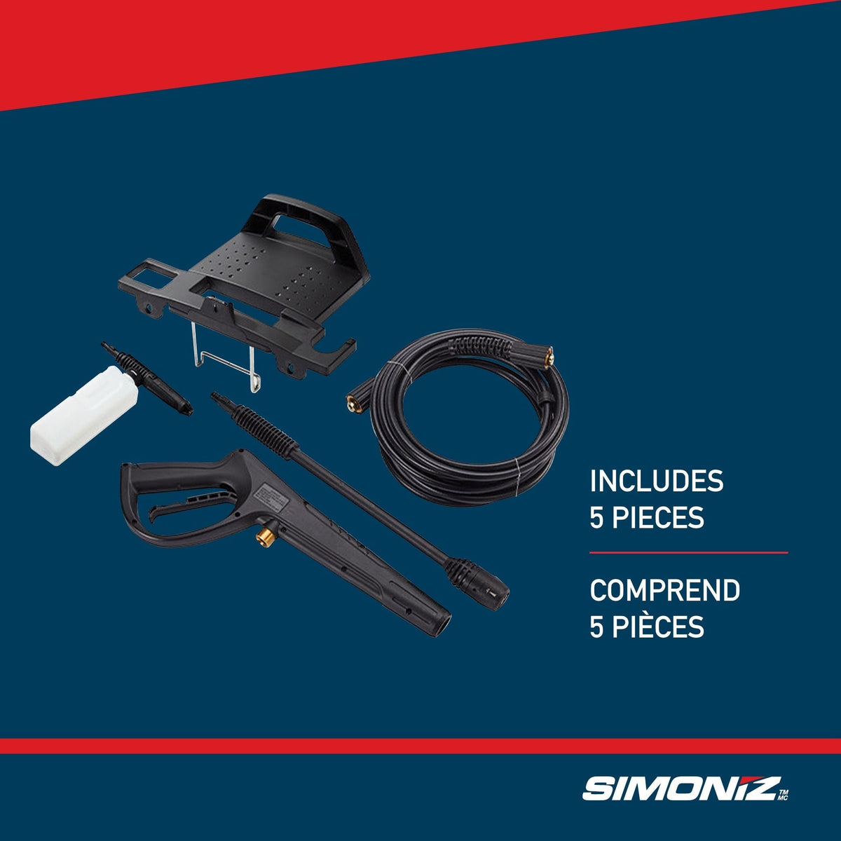 1650 PSI 1.8 GPM Corded Cold Water Electric Pressure Washer with Foam Blaster R3K6 - product image 6