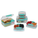 Bento To-Go Box, 6-pk, Assorted Colours R7A3 - product image 1