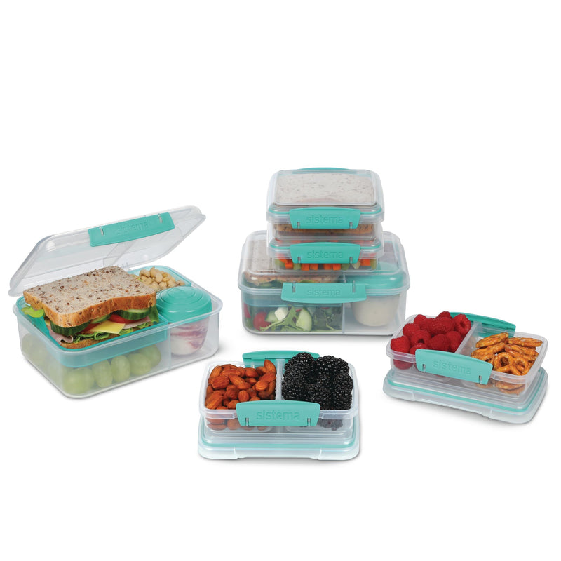 Bento To-Go Box, 6-pk, Assorted Colours R7A3