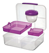 To Go Bento Lunch Box Plastic Food Storage Container, 1.65 L (55.7 oz) K6L7 - product image 1