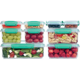 To Go Rectangular Food Storage Container Set with Removable Dividers, 18-pc C1J3 - product image 1