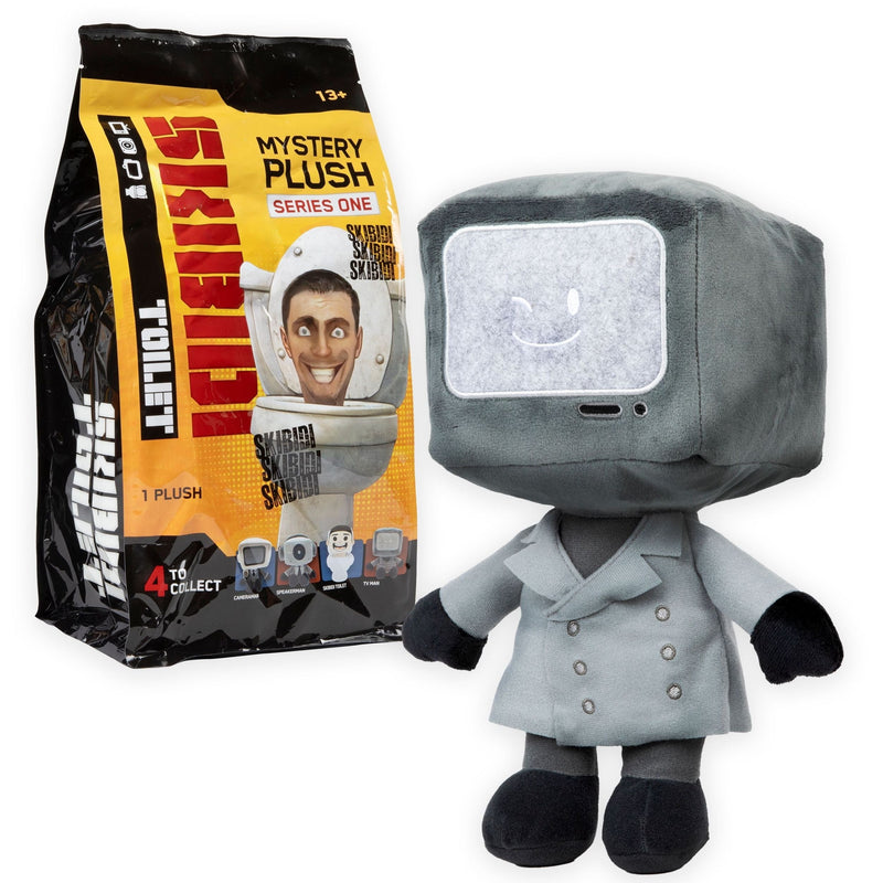 Toilet Mystery Series 1 11-in Soft Plush Toy for Ages 13+, Assorted Characters B5Z6