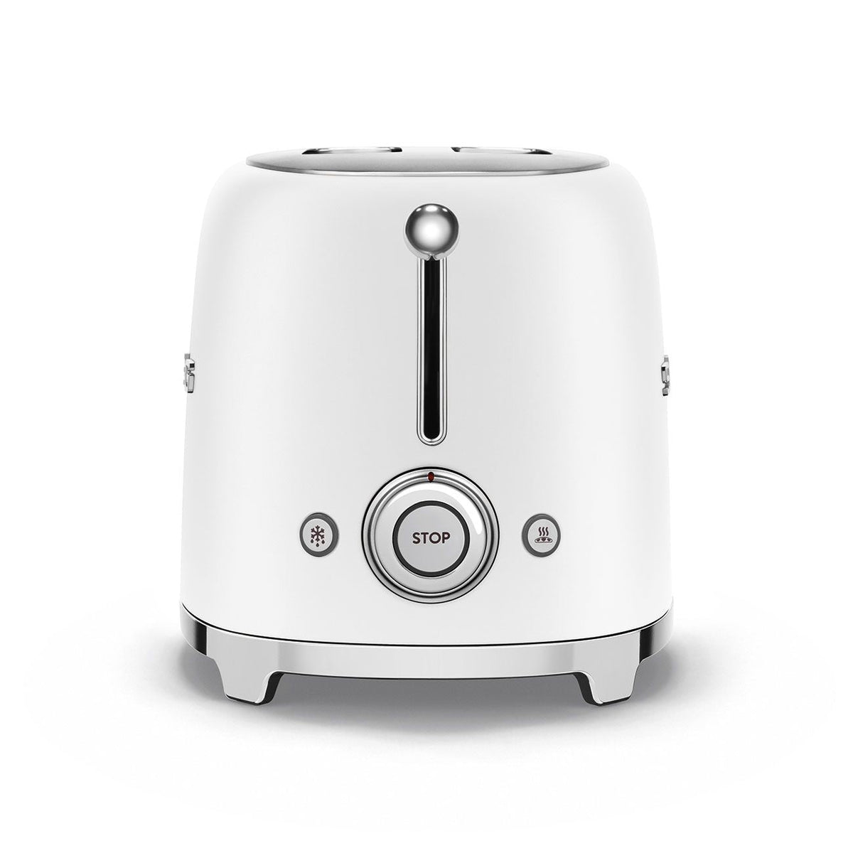 50's Retro Style Wide Slot Pop Up Electric Toaster with 6 Settings, 2-Slice, Matte White X0B2 - product image 2