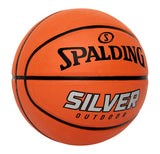Silver Outdoor Rubber Basketball, Official Size 7 (29.5-in), Orange D8H5 - product image 1