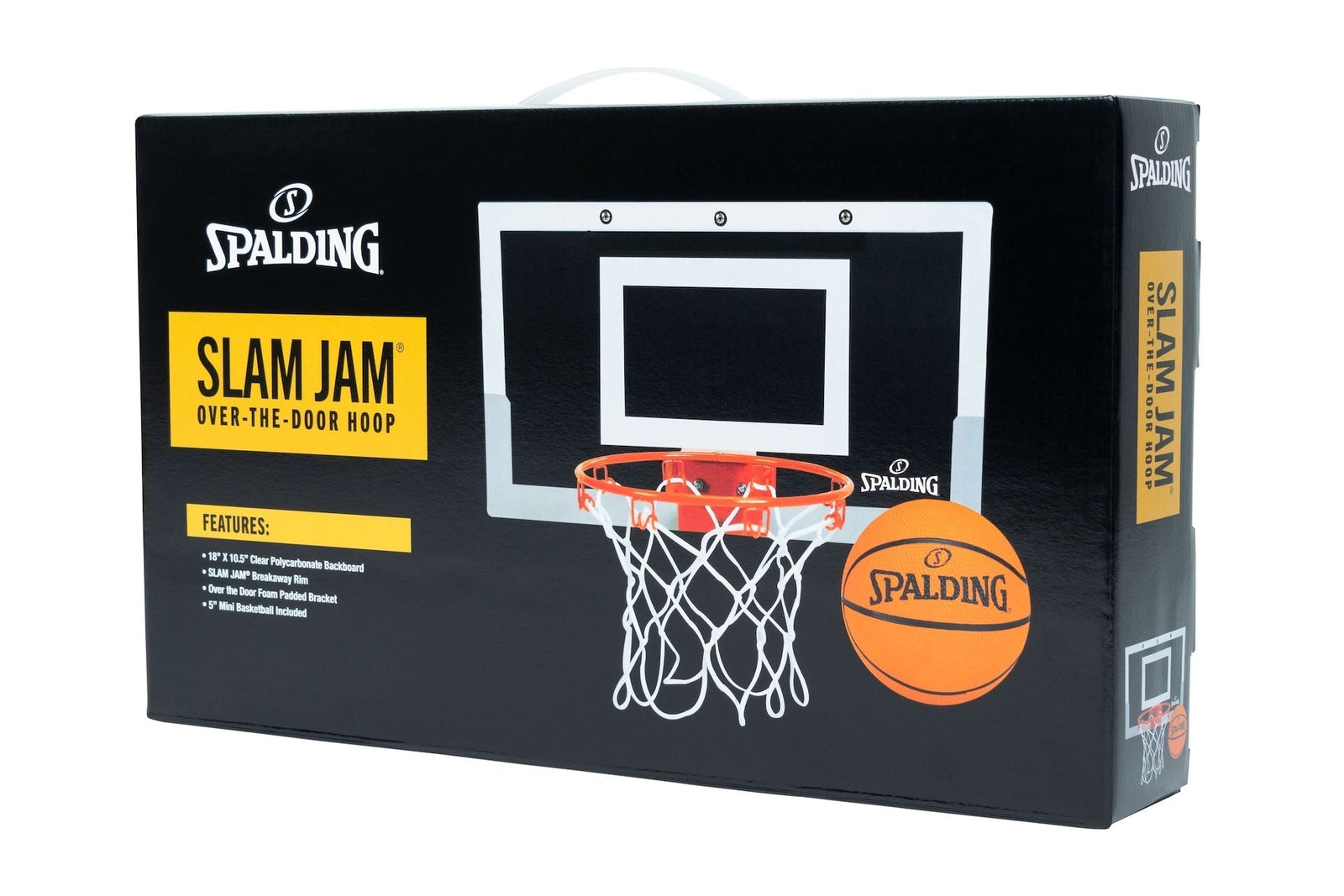 Slam Jam Indoor Over-the-Door Mounting Mini Basketball Hoop & Net with Ball G1L6 - product image 2