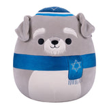 Grey Schnauzer Plush Toy, 8-in, Ages 3+, for Hanukkah J3D7 - product image 1