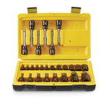 Professional Grade Black Chrome Torx Bit Socket Set, 26-pc, SAE/Metric G0K9 - product image 3