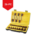 Professional Grade Black Chrome Torx Bit Socket Set, 26-pc, SAE/Metric G0K9 - product image 5