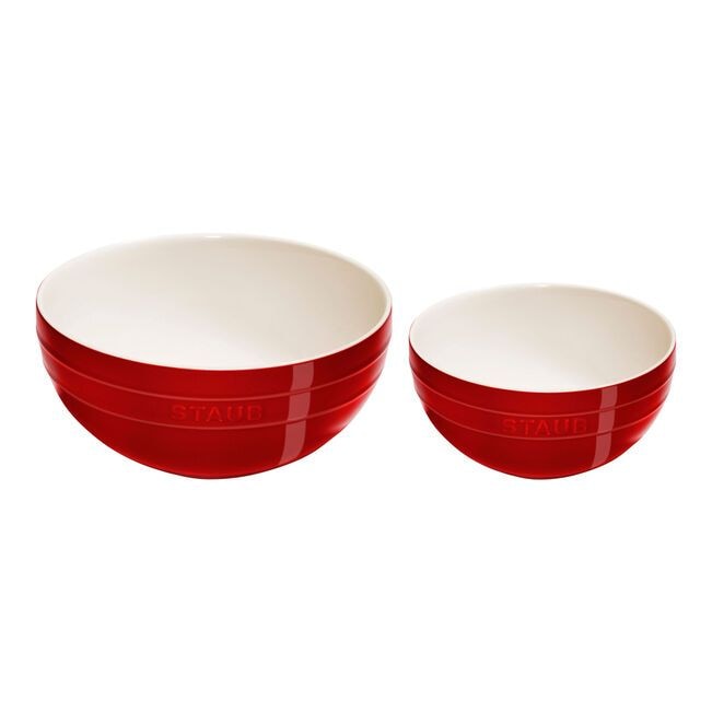 2piece Mixing Bowl Set Cherry E9A2 - product image 1