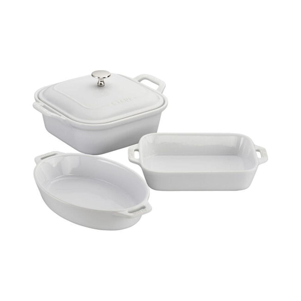 White Non-Stick Ceramic Mixed Baking Set, 4-pc A0K4 - product image 1