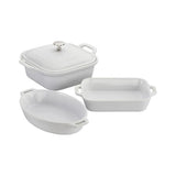 White Non-Stick Ceramic Mixed Baking Set, 4-pc E1R0 - product image 1
