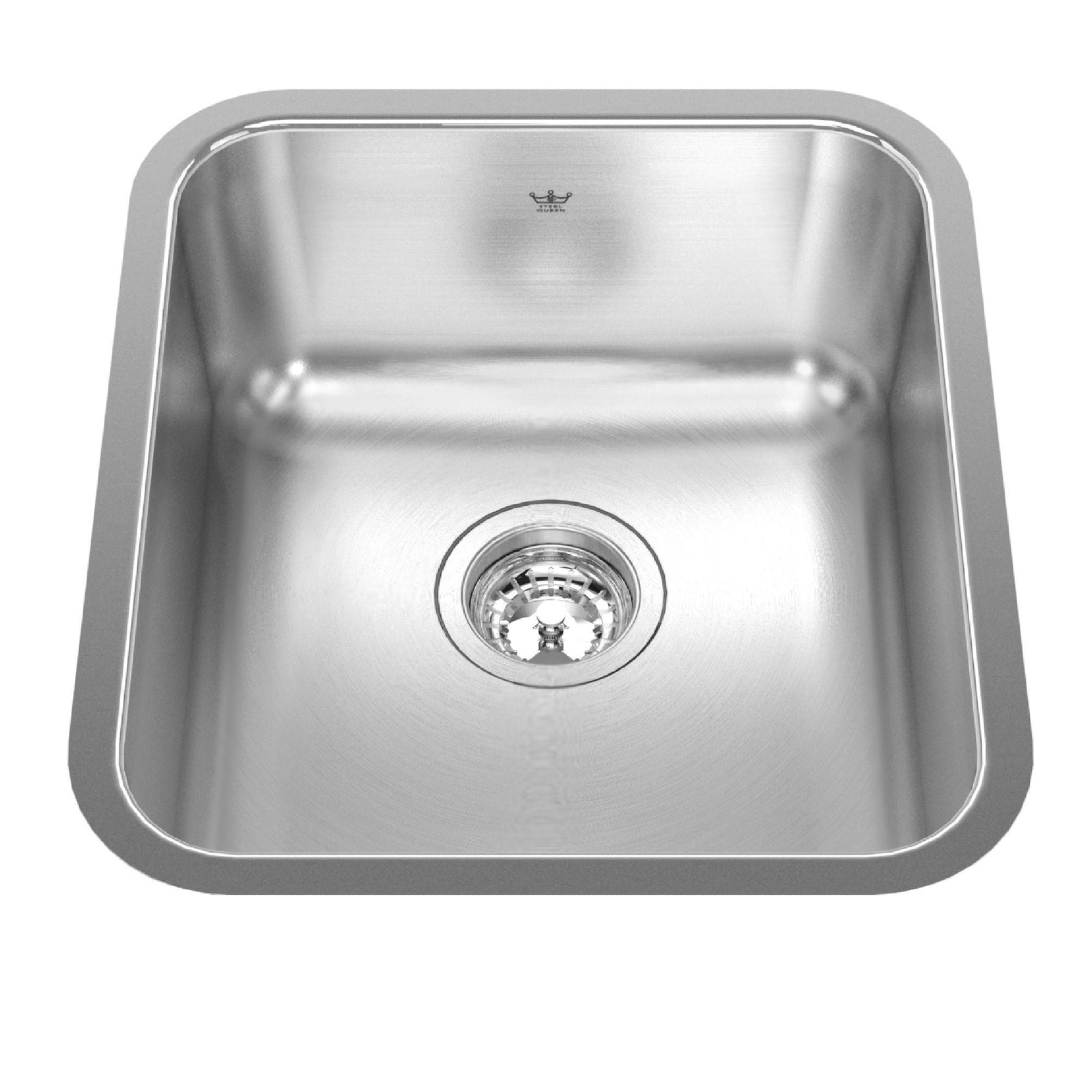 Steel Queen Single Stainless Steel Sink, 15.75x17.75-in V6K6 - product image 1