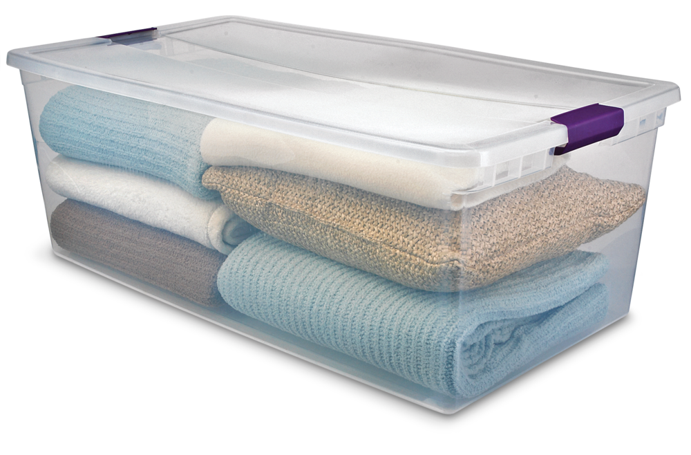 ClearView Storage Box with Latched Lid, 104-L C5G9 - product image 3