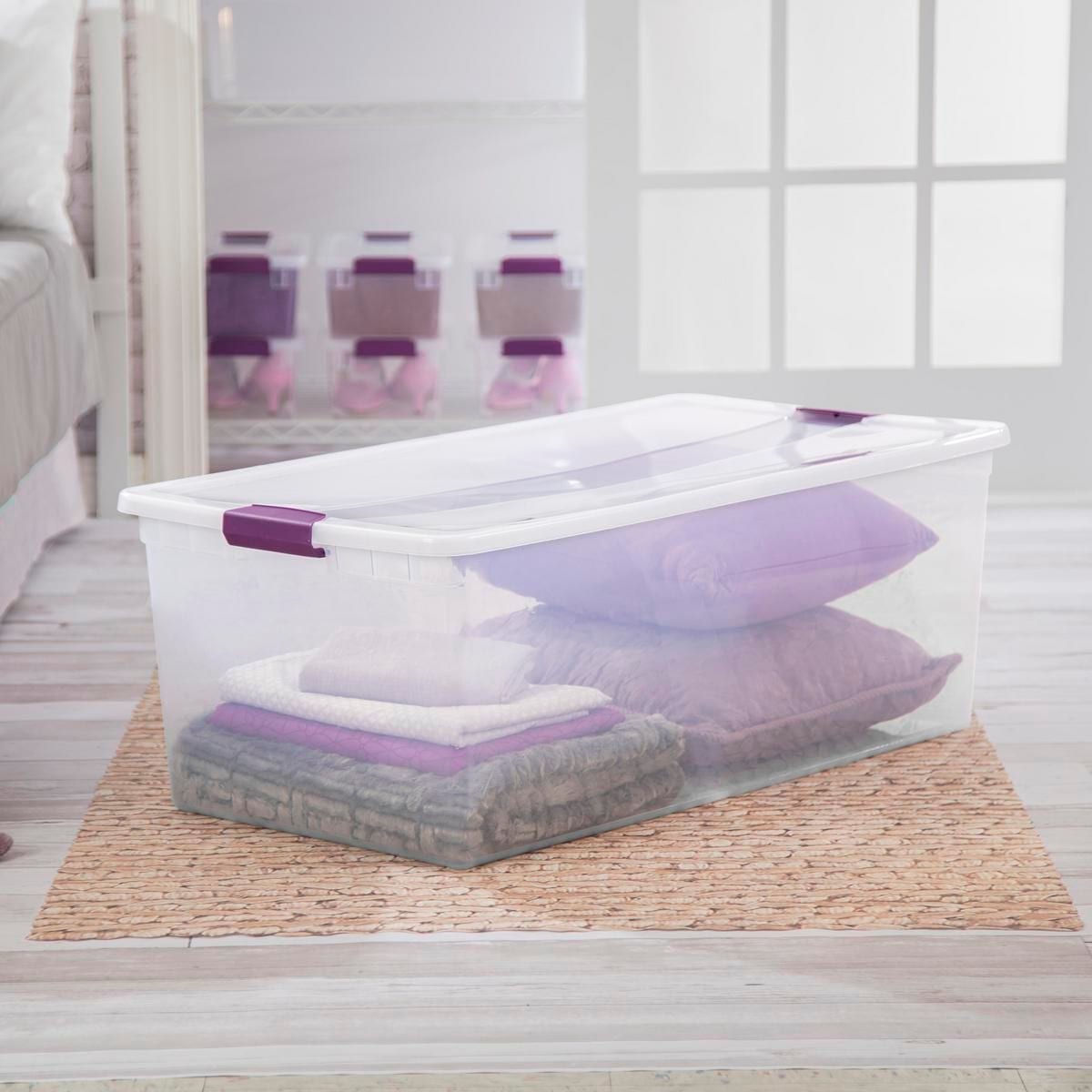 ClearView Storage Box with Latched Lid, 104-L C5G9 - product image 6