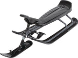 GT King Size Kids' 2-Person Winter Snow Racer Sled with Steering Wheel & Brakes, Grey Z8O0 - product image 2