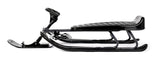 GT King Size Kids' 2-Person Winter Snow Racer Sled with Steering Wheel & Brakes, Grey Z8O0 - product image 8