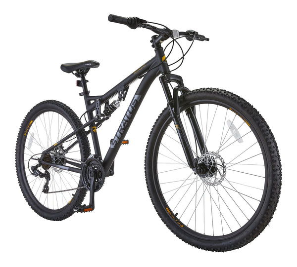 Parallax Dual-Suspension Mountain Bike, 29-in Wheel, Black O9V8