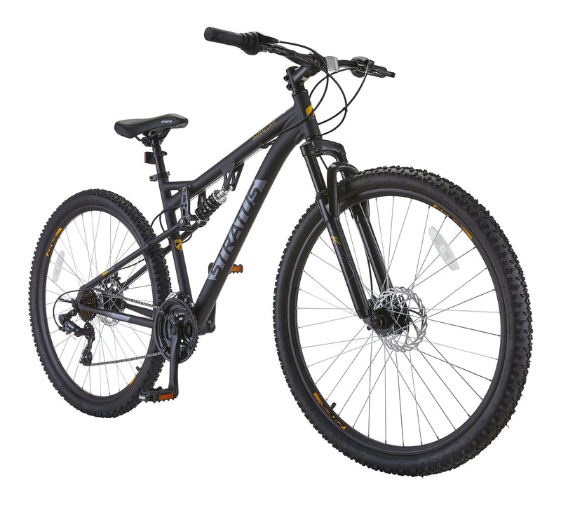 Parallax Dual-Suspension Mountain Bike, 29-in Wheel, Black O9V8