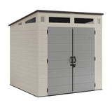 Modernist 7x7-ft Vanilla/Dove Grey Storage Shed I2H2 - product image 1