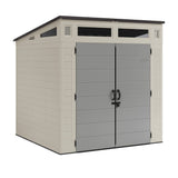 Modernist 7x7-ft Vanilla/Dove Grey Storage Shed I2H2 - product image 2