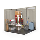 Modernist 7x7-ft Vanilla/Dove Grey Storage Shed I2H2 - product image 5
