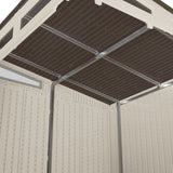 Modernist 7x7-ft Vanilla/Dove Grey Storage Shed I2H2 - product image 8