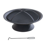 Genesee Round Fire Pit, Black X7O5 - product image 1