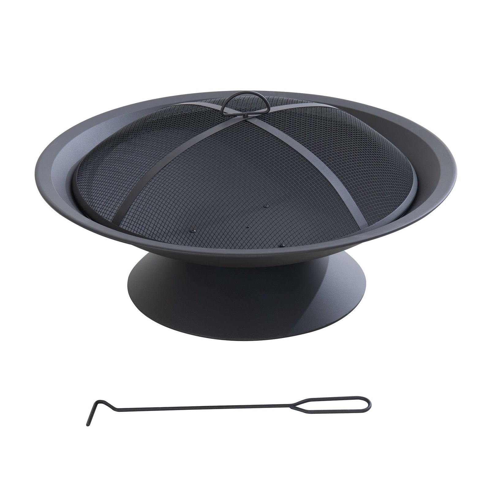 Genesee Round Fire Pit, Black X7O5 - product image 1