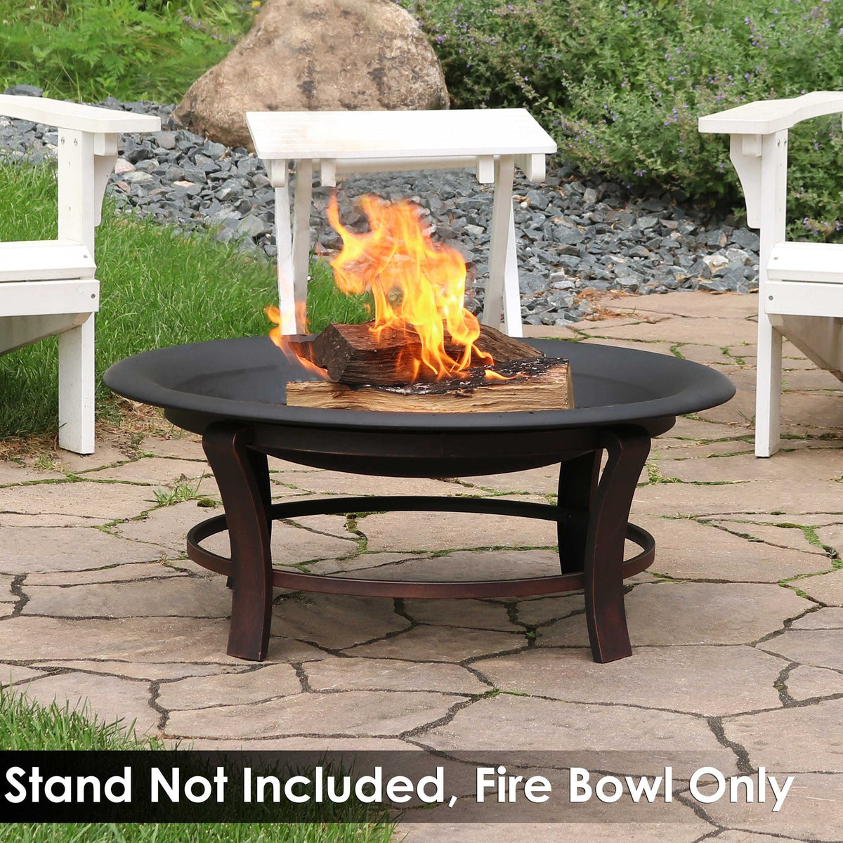 Decor Replacement Fire Pit Bowl, Black, 32-in H9H1 - product image 4