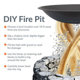 Decor Replacement Fire Pit Bowl, Black, 32-in H4E5 - product image 8