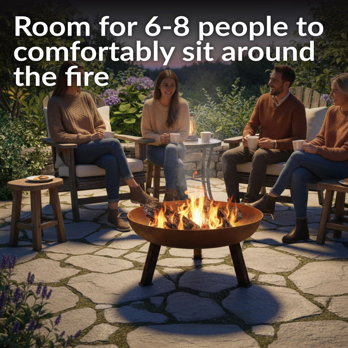 Decor Rustic Cast Iron Fire Bowl, 30-in C9E7 - product image 6