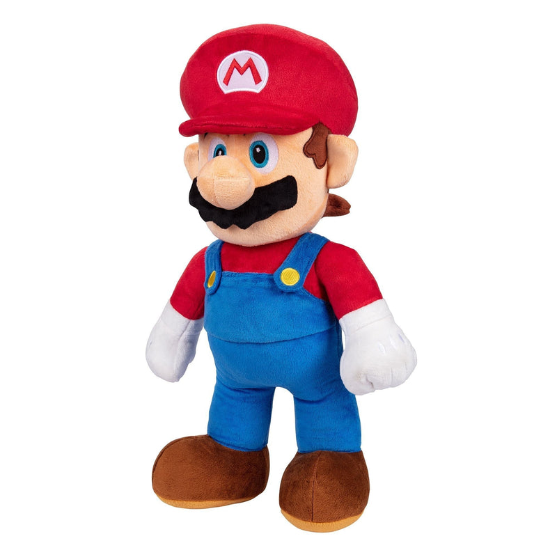 Mario Jumbo Basic Plush Mario, Red/Blue Y1K7