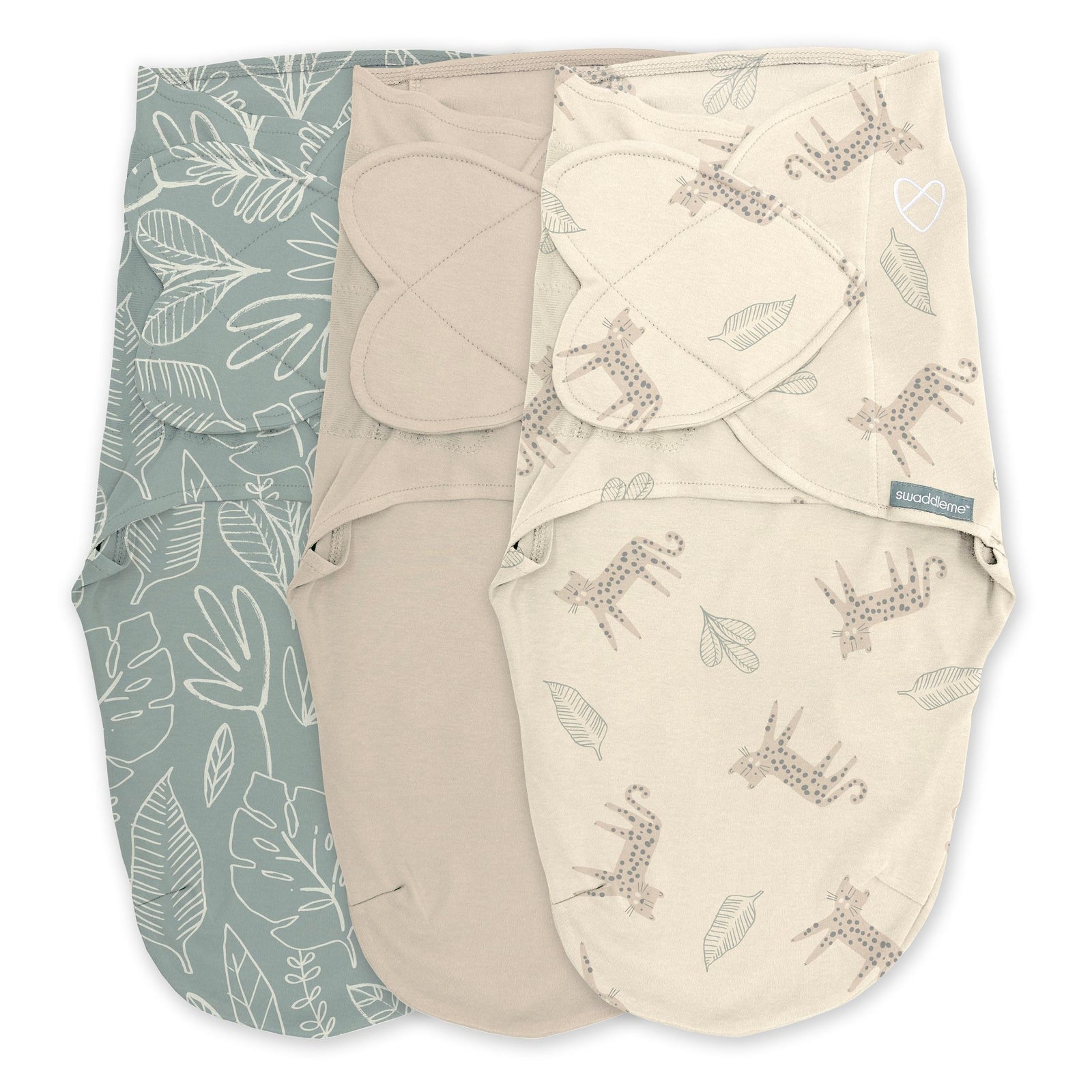 Original Swaddle Adjustable Baby Wrap with Quick Change, Born Free, Size S/M, Ages 0-3m, 3-pk F2X4 - product image 1