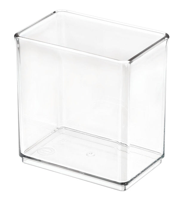 The Home Edit by iDESIGN Clear Stackable Deep Organizing Storage Bin, 1-L F9V9